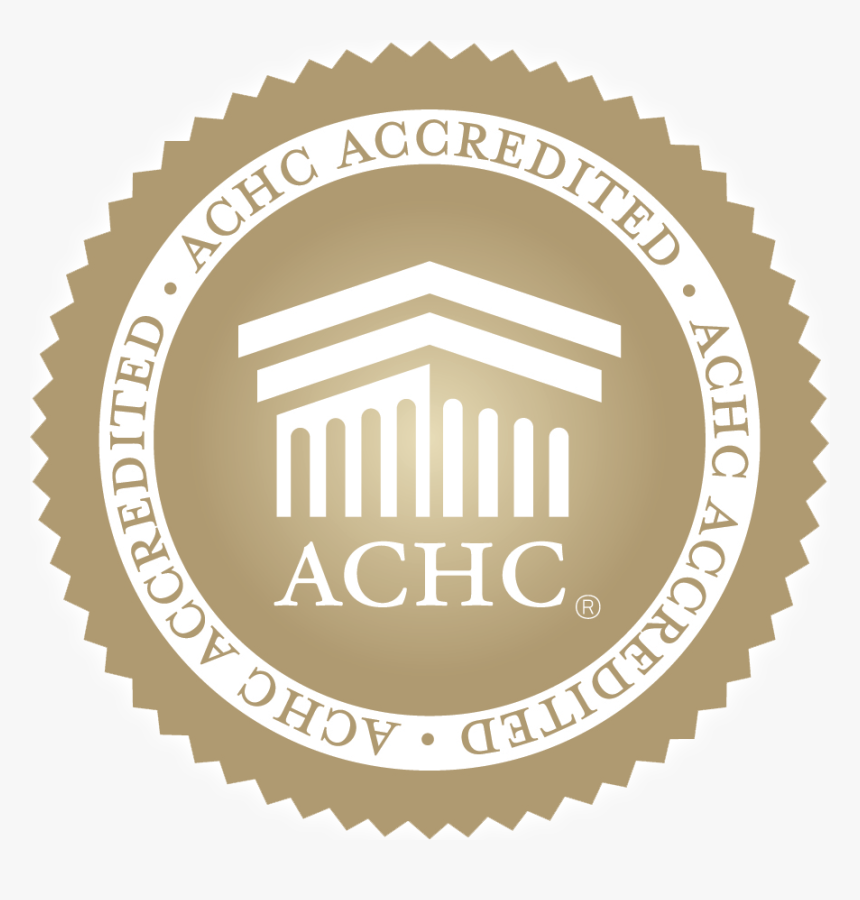 Achc Gold Seal Of Accreditation 2018-cmyk - Achc Accreditation, HD Png Download, Free Download