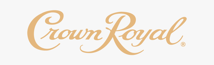 Flat Gold Crown Royal Script V2 - Crown Royal, HD Png Download, Free Download