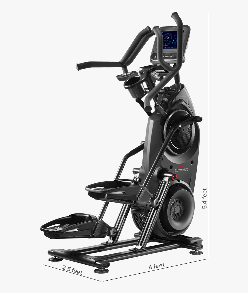 Max Total - Machine Dimensions - 2 - 5 X 4 X 5 - 2 - Bowflex Max Trainer M7 Dimensions, HD Png Download, Free Download