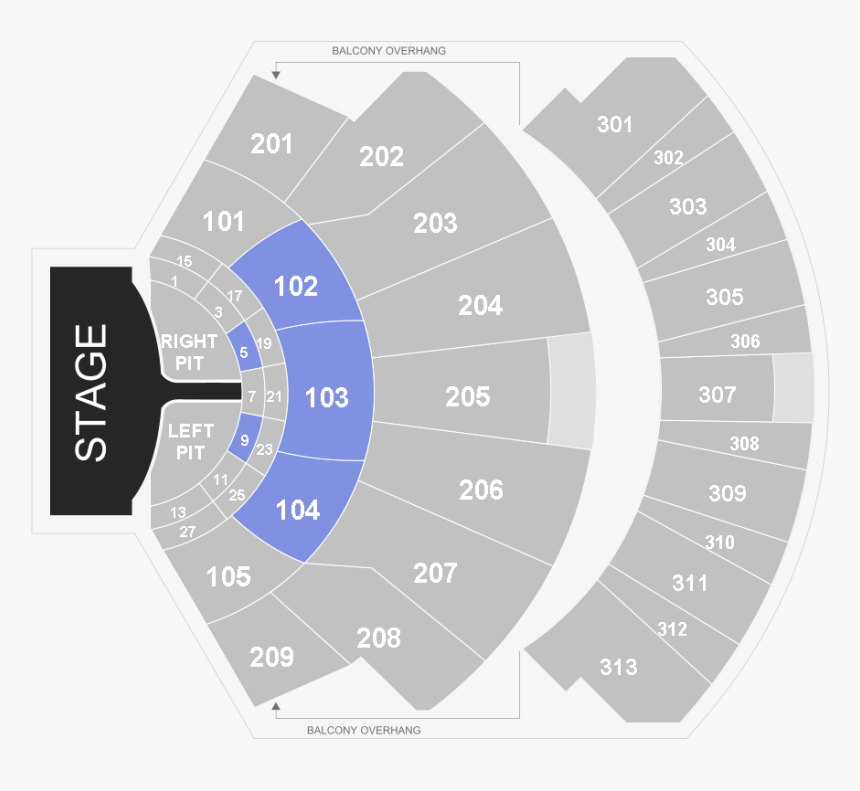 Zappos Theater Seating Chart, HD Png Download, Free Download