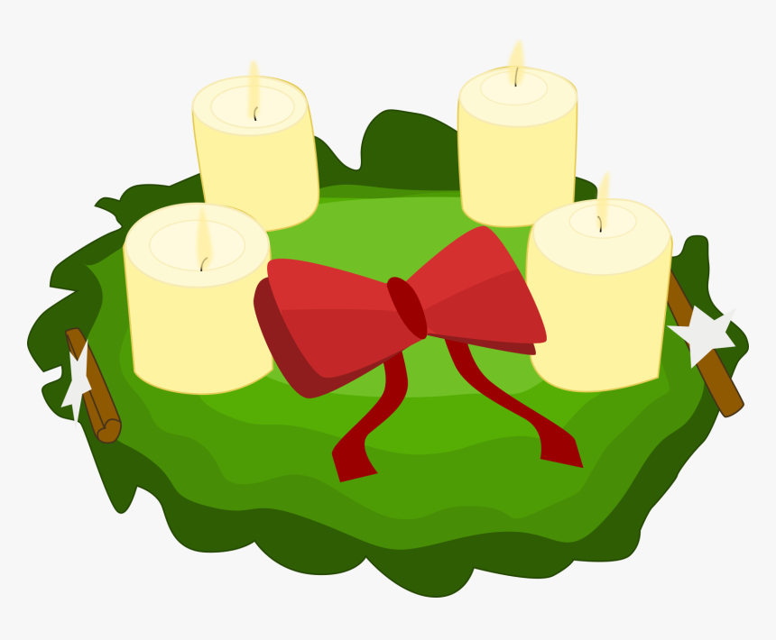 Candles Clipart Memorial Candle - Advent Cartoon, HD Png Download, Free Download