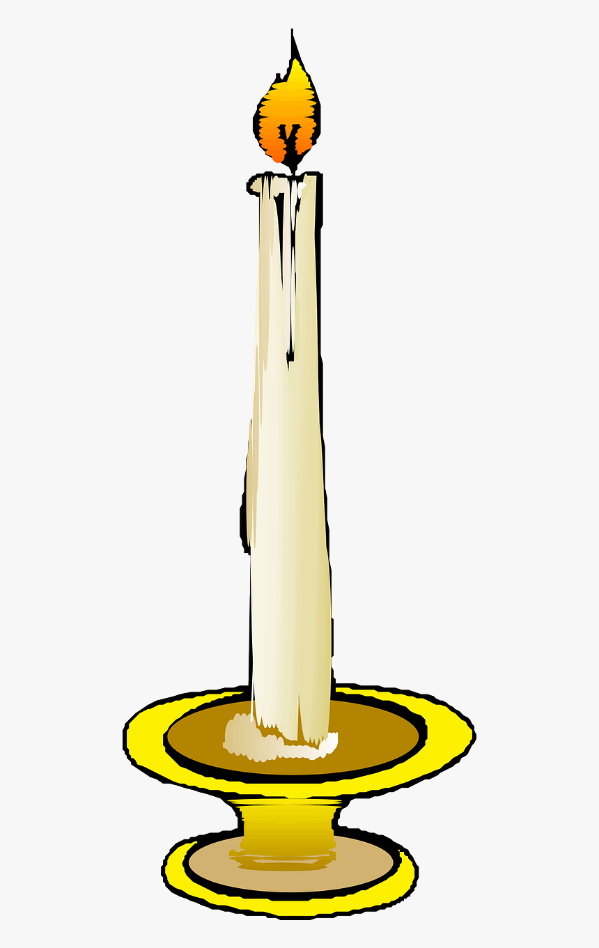 Transparent White Candle Png - Candle Clip Art, Png Download, Free Download