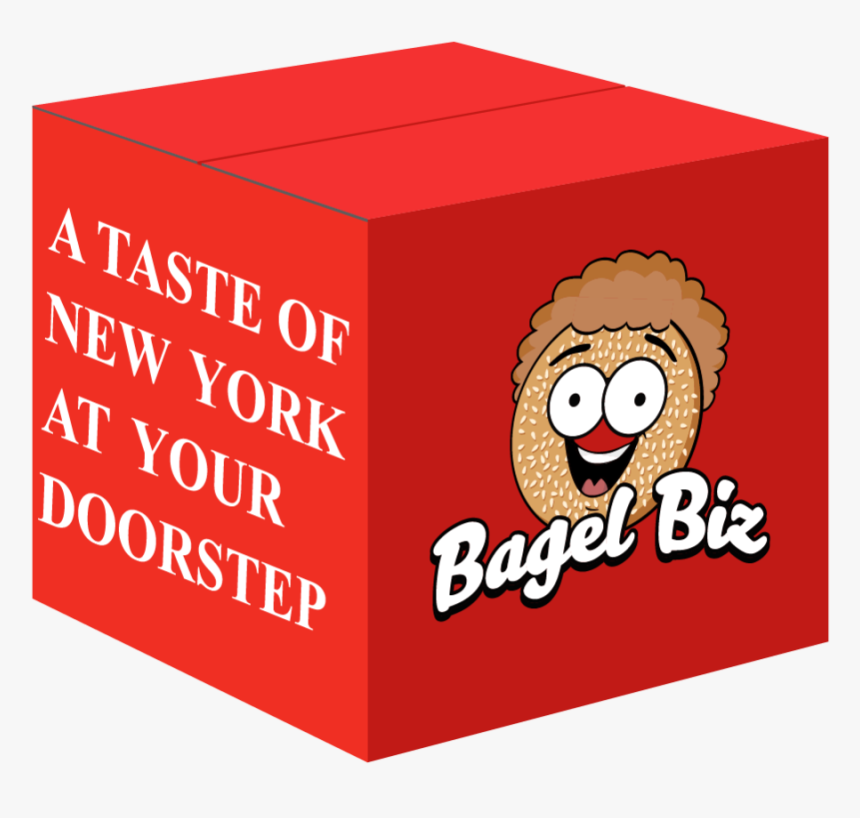 Bagel Biz Iconic Red Box - Cartoon, HD Png Download, Free Download