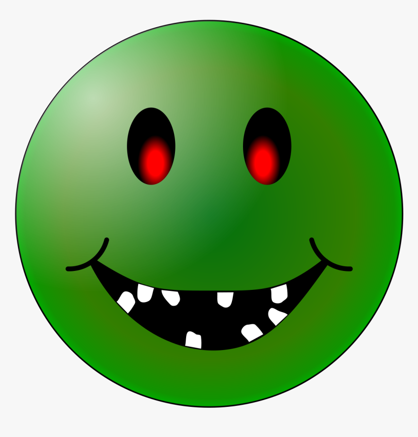 File - Zmobie - Svg - Zombie Smiley Face, HD Png Download, Free Download