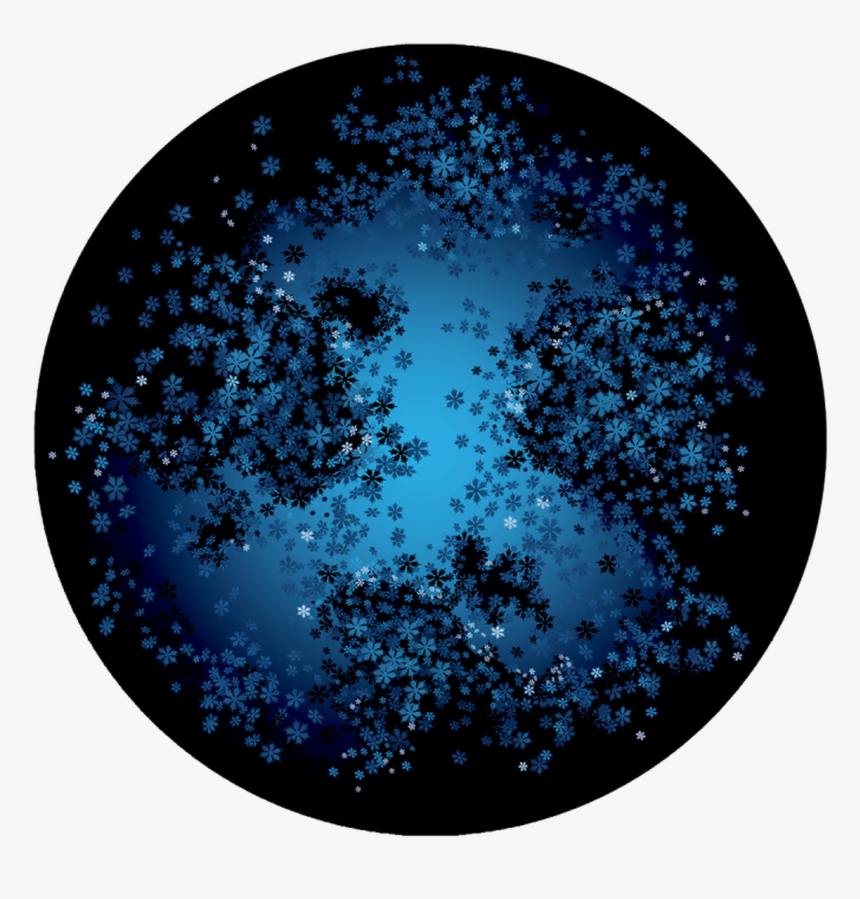 Apollo Design 1192 Snowflake Escape Glass Pattern - Circle, HD Png Download, Free Download