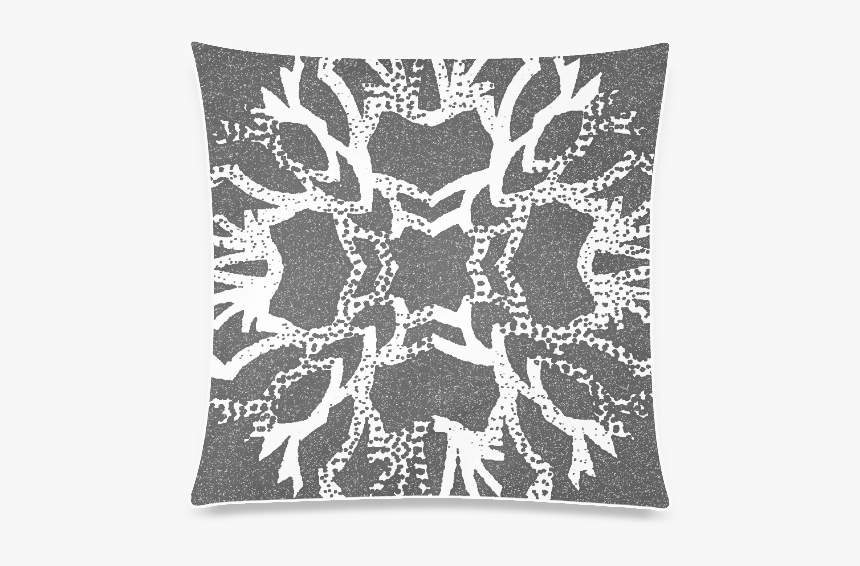 Snowflake Dark Art Custom Zippered Pillow Case 20"x20" - Cushion, HD Png Download, Free Download