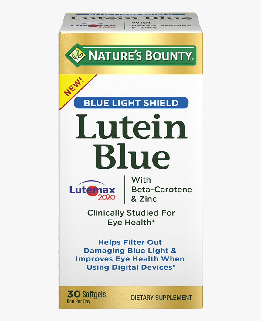 Lutein Blue - Nature's Bounty Lutein Blue, HD Png Download, Free Download