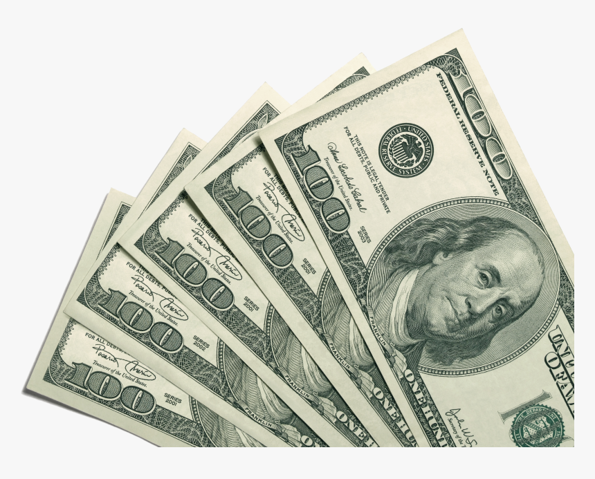 $500 Png Dollars Graphic Freeuse Download - 100 Dollar Bill, Transparent Png, Free Download