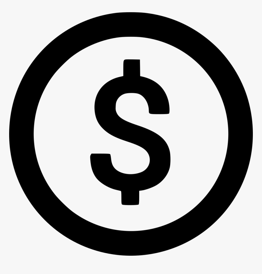 Us Dollar - Facebook Icon In Circle, HD Png Download, Free Download