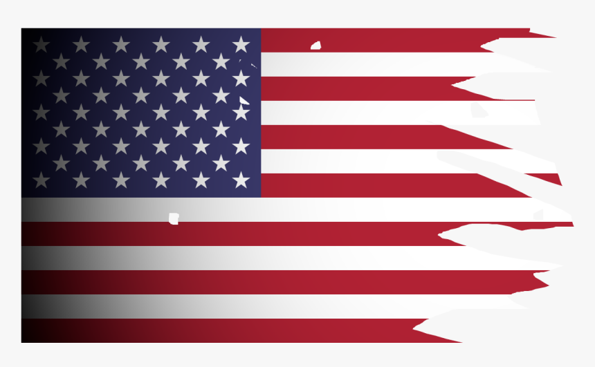 Torn Flag Png - Us Flag, Transparent Png, Free Download