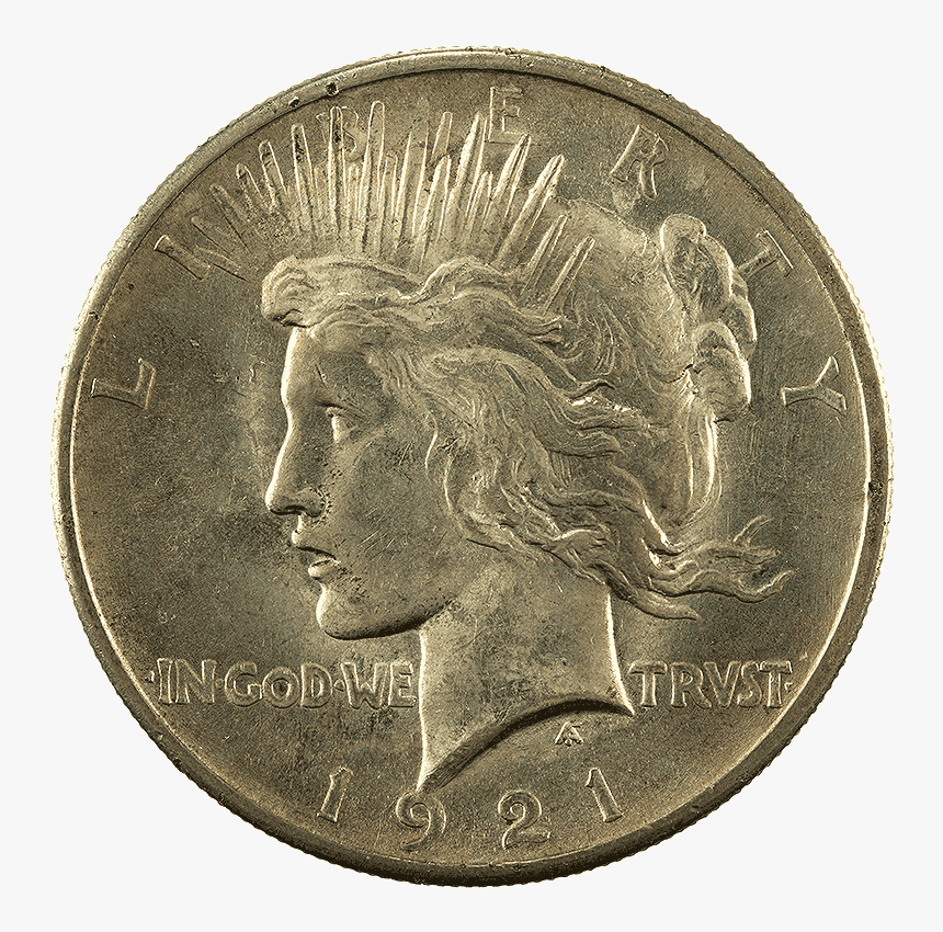 Us Peace Silver Dollar - Peace Dollar Coin, HD Png Download, Free Download