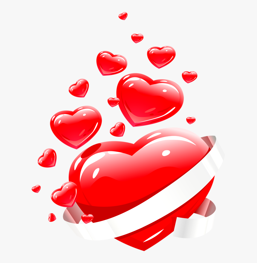 Heart Going Up Background - Heart Vector, HD Png Download, Free Download
