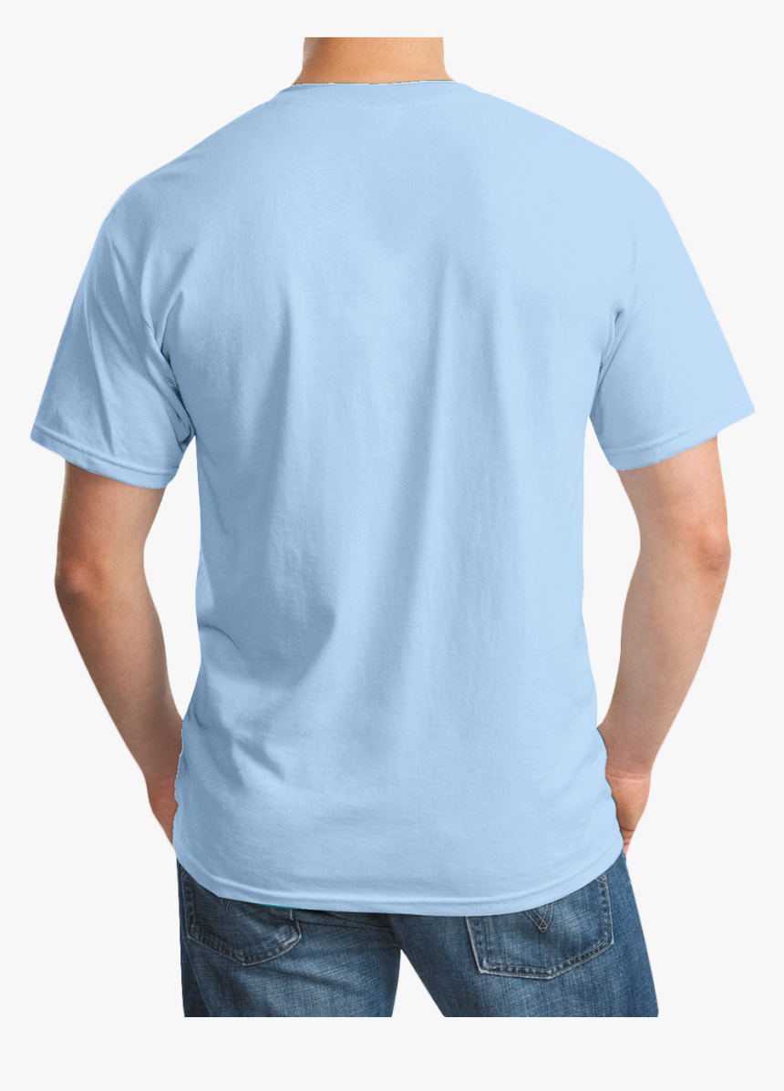 Gildan Gray T Shirt Back, HD Png Download, Free Download