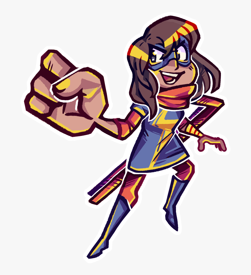 Ms Marvel - Illustration, HD Png Download, Free Download