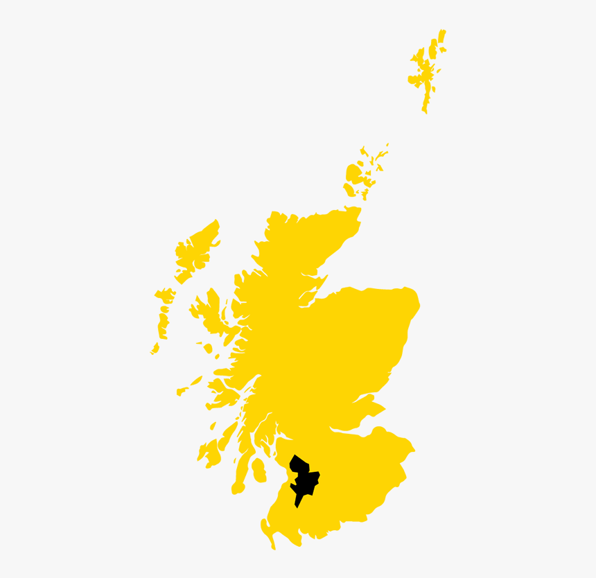 Map Of Scotland Outline Clipart , Png Download - Map Of Scotland Silhouette, Transparent Png, Free Download