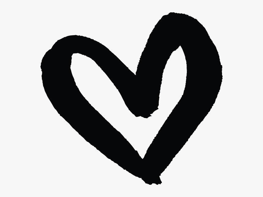 Black Outline Heart - Illustration, HD Png Download, Free Download