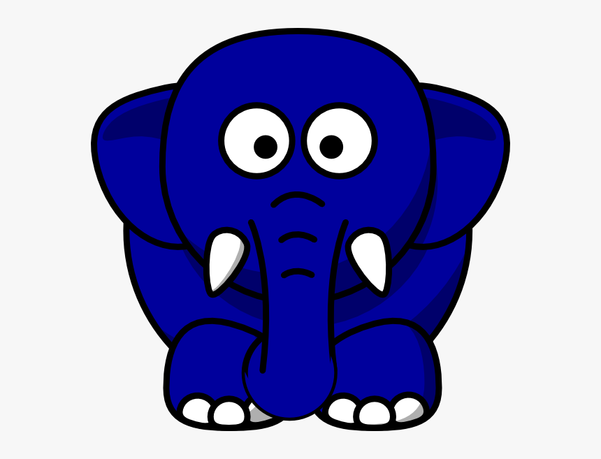 Kansas Blue Elephant Svg Clip Arts - Pink Elephant Clipart, HD Png Download, Free Download