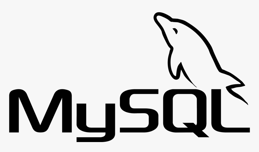 Mysql Logo Png - Mysql Logo Png Black, Transparent Png, Free Download