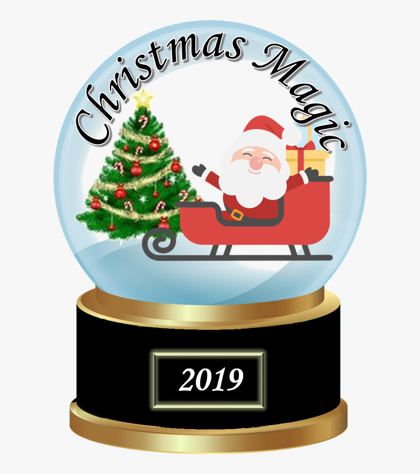 Santa On His Sleigh Cartoon, HD Png Download, Free Download