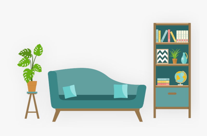 Living Room Cartoon Png, Transparent Png, Free Download