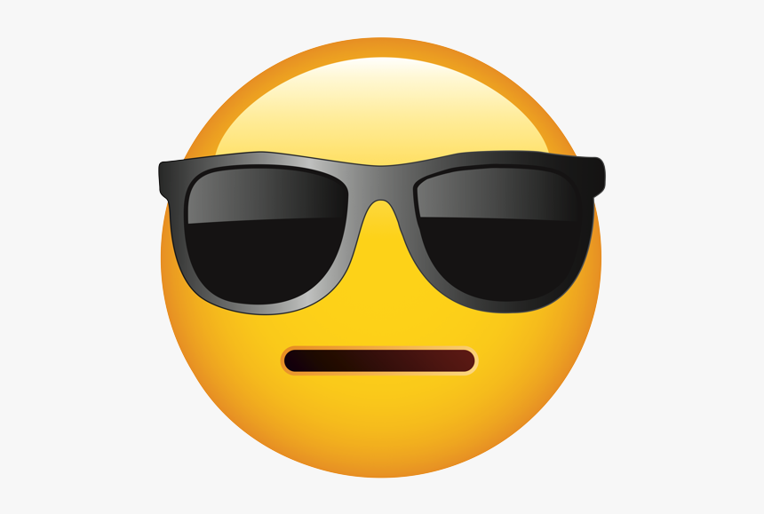 Sunglasses Neutral Emoji, HD Png Download, Free Download