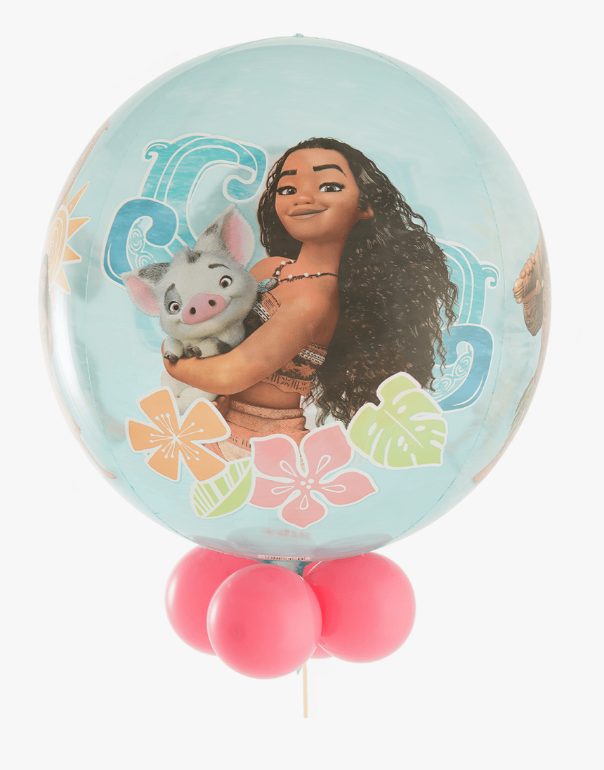 Moana Orbz With Balloon Collar - Moana, HD Png Download, Free Download