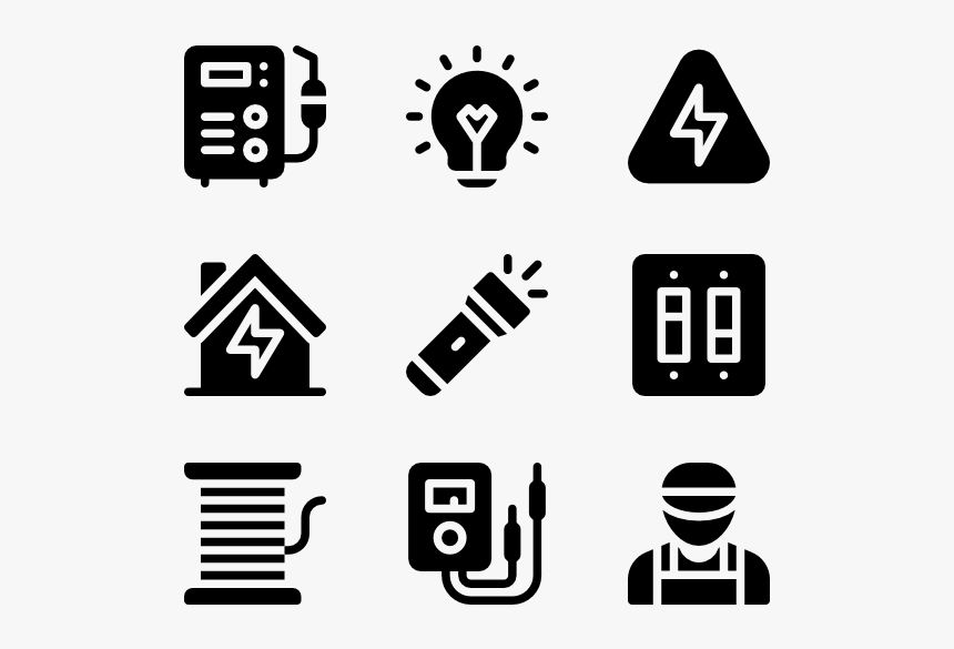 Electrician Icons Png, Transparent Png, Free Download