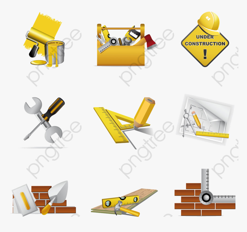 Transparent Engineering Clipart - Builders Icons, HD Png Download, Free Download