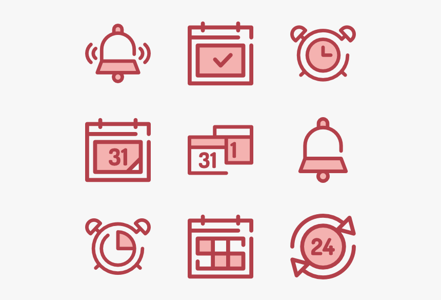 Date Time Location Icons, HD Png Download, Free Download