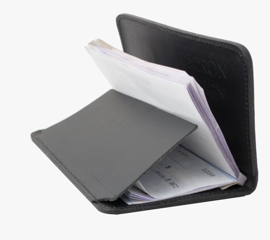 Leather Checkbook Cover - Checkbook Cover, HD Png Download, Free Download
