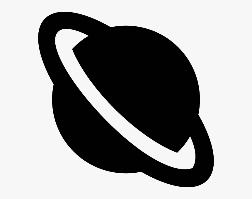 Transparent Asteroid Belt Clipart - Black Planet Logo Png, Png Download, Free Download