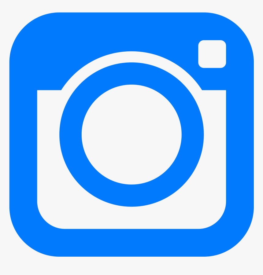 Clip - Instagram Icon Png Blue, Transparent Png - kindpng