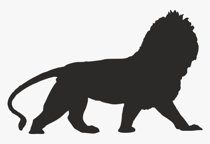 Animal Silhouettes Vector Graphics Clip Art Lion Africa - Forbury Gardens, Maiwand Lion, HD Png Download, Free Download