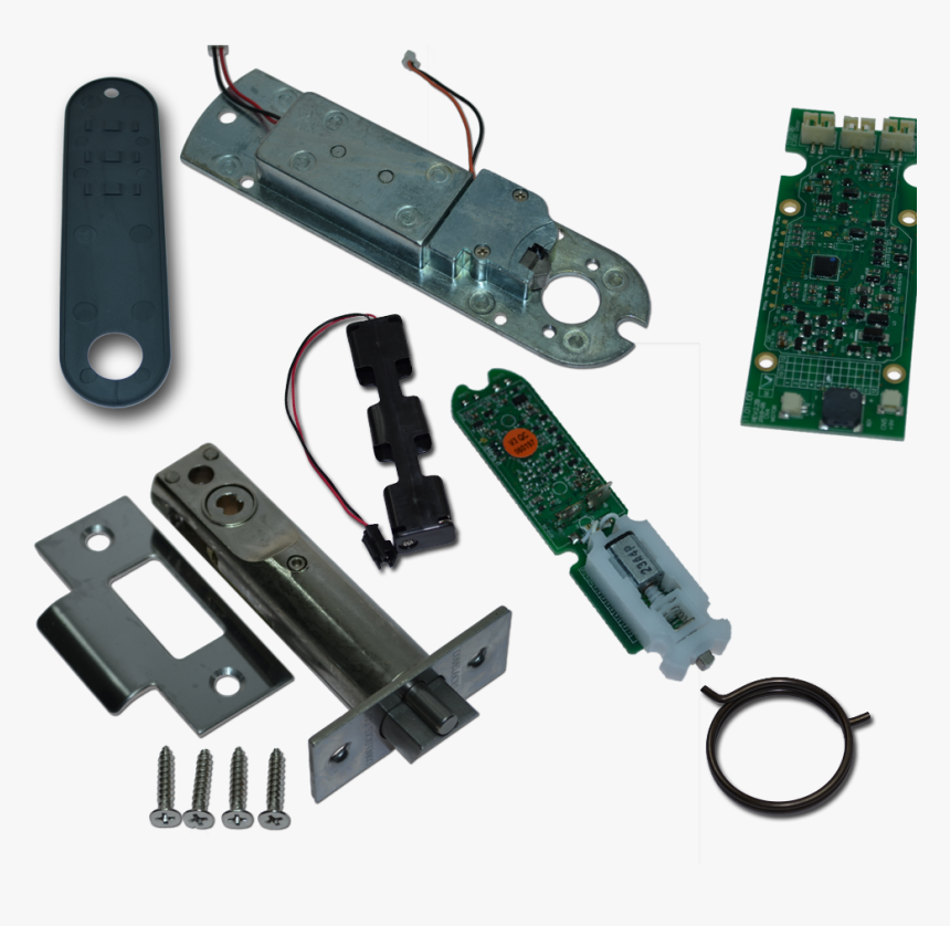 Electronic Lock Parts - Electronics Spare Parts Png, Transparent Png, Free Download