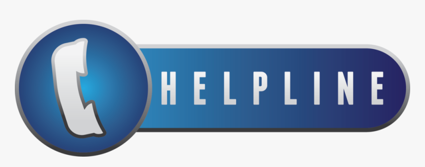 Helpline Button - Circle, HD Png Download, Free Download