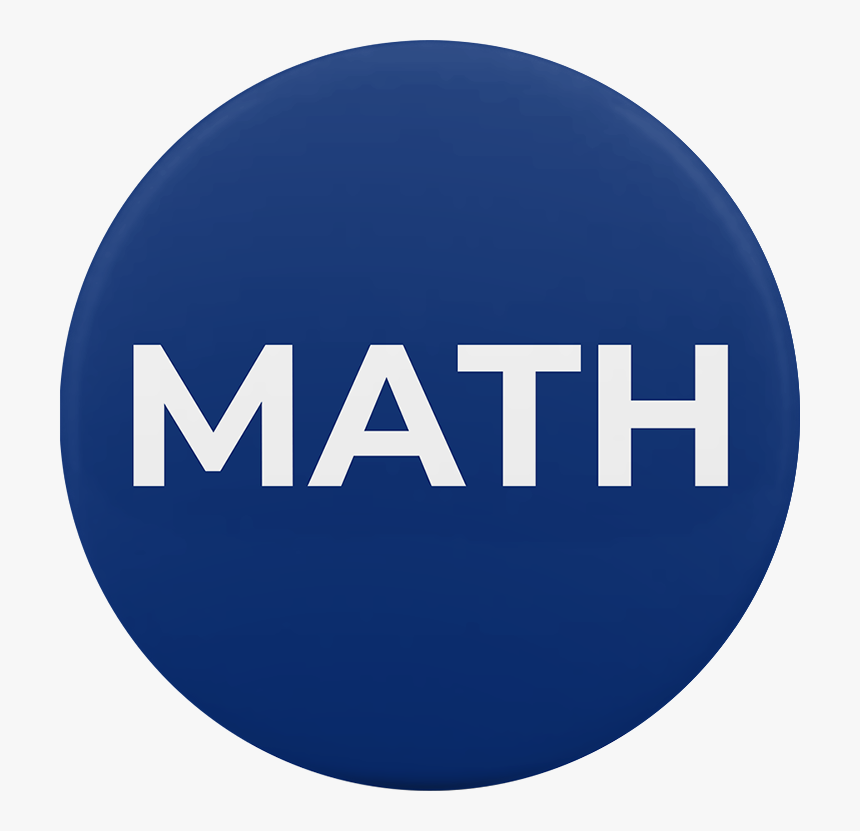 Math Button Blue - Portrait Of A Woman In A Rose Dress, HD Png Download, Free Download