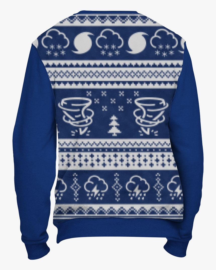 Weather Icon Christmas Sweatshirt"
 Class="lazy - Dark Blue Sweatshirt Back, HD Png Download, Free Download