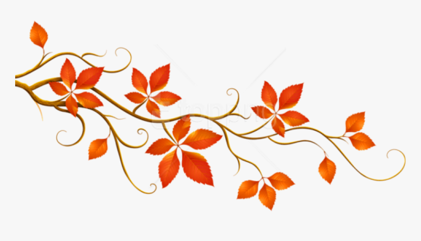 Branch Clipart Png - Fall Leaves Clipart, Transparent Png, Free Download
