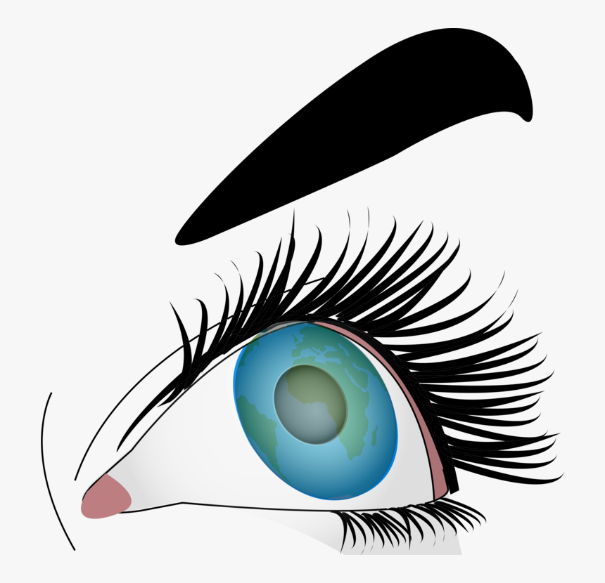 Iris,eye,organ - Drawing Eye In Computer, HD Png Download, Free Download