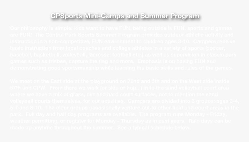 Cpsports Mini Camps And Summer Program

our Philosophy - Im Sorry For Hurting You, HD Png Download, Free Download