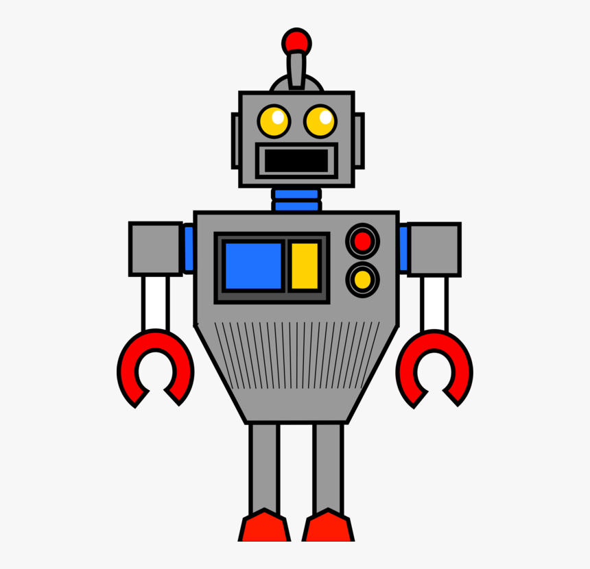 Robot,machine,line - Dibujo Robot, HD Png Download, Free Download
