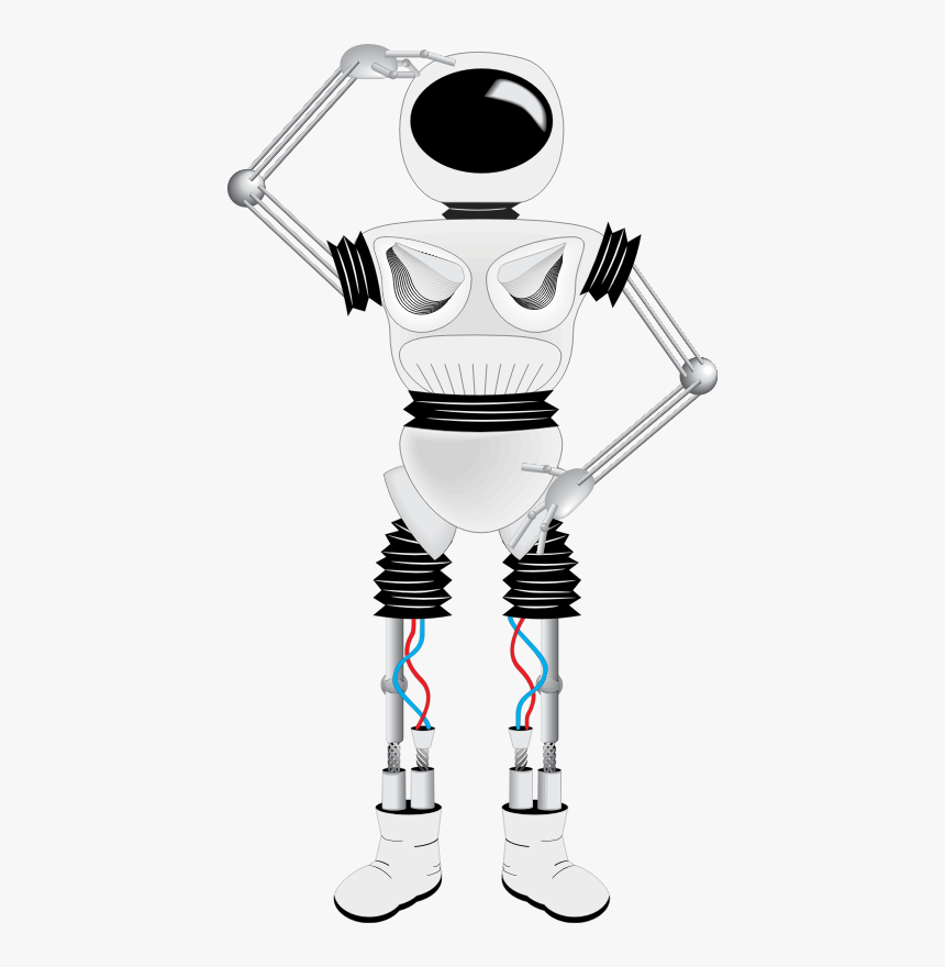 Robot - School Robot Drawing, HD Png Download, Free Download