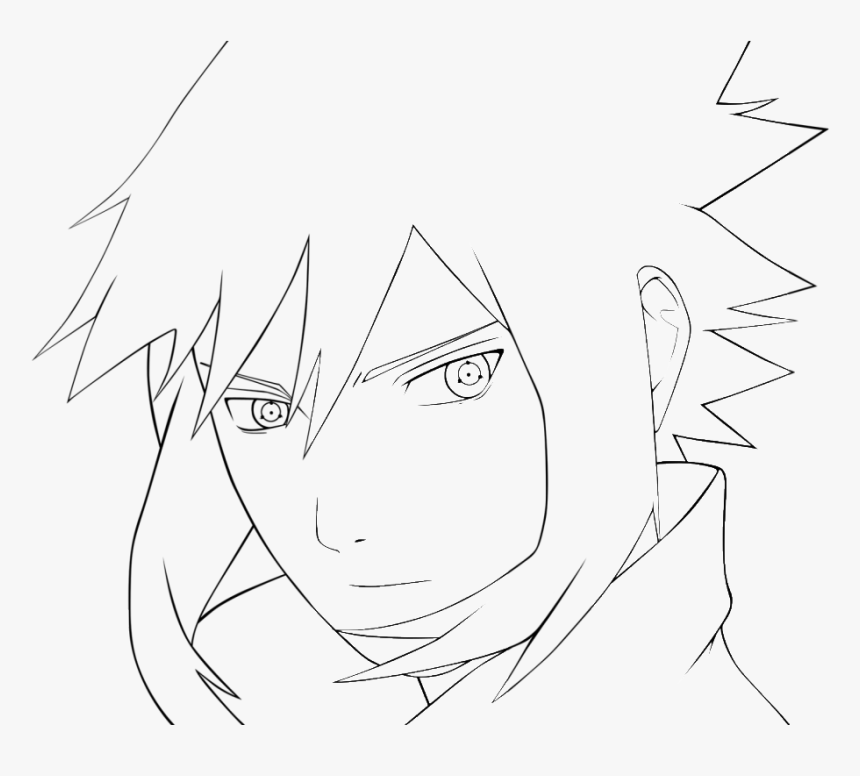 Transparent Anime Lineart Png - Line Art, Png Download, Free Download