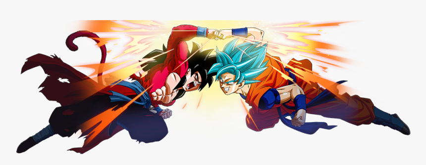 Dragon Ball Heroes - Xeno Goku Vs Goku, HD Png Download, Free Download