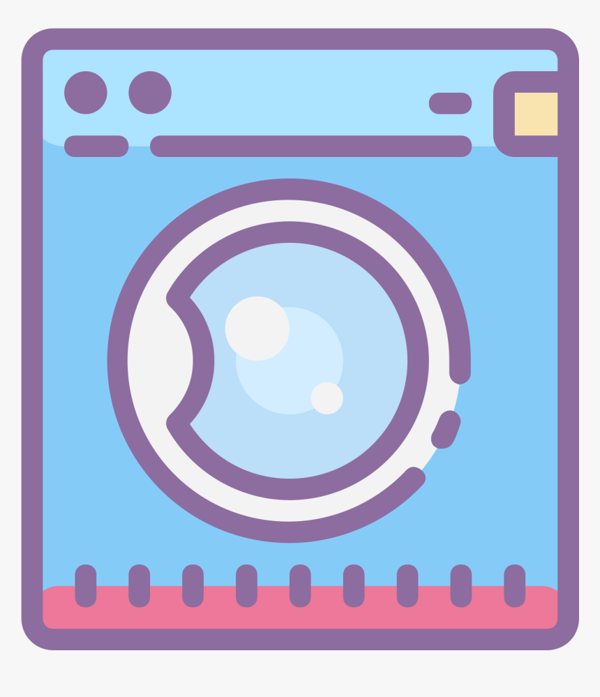 Washing Machine Icon Laundry Png, Transparent Png, Free Download