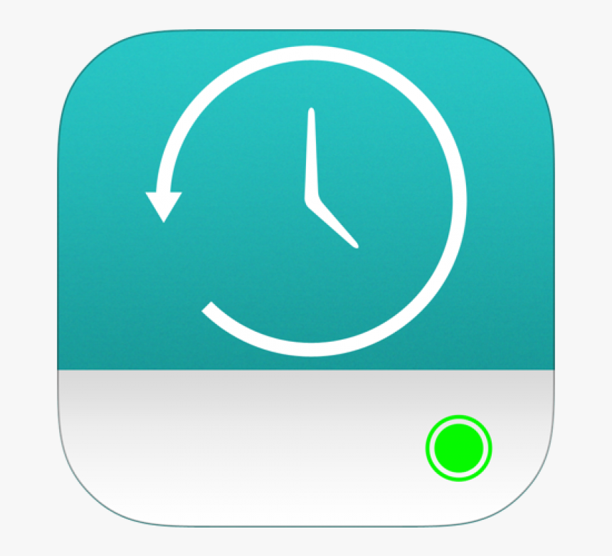 Time Machine Disk Icon Ios 7 Png Image - Time Clock Machine Icon, Transparent Png, Free Download