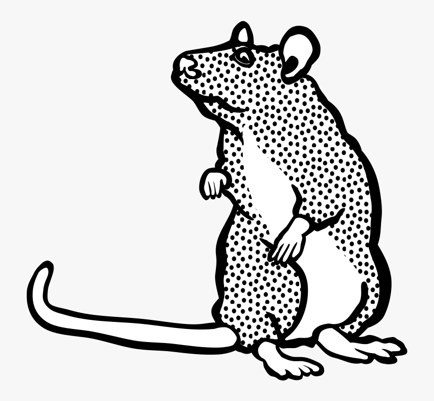 Mouse Two - Lineart - Worlds Best Rat Mom, HD Png Download, Free Download