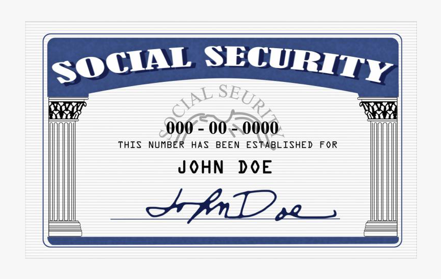 Socialsecuritycard - Immigrant Social Security Number, HD Png Download, Free Download