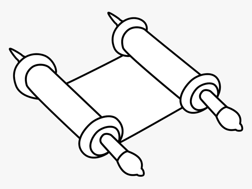 Torah Png - Torah Scroll Easy Drawing, Transparent Png, Free Download