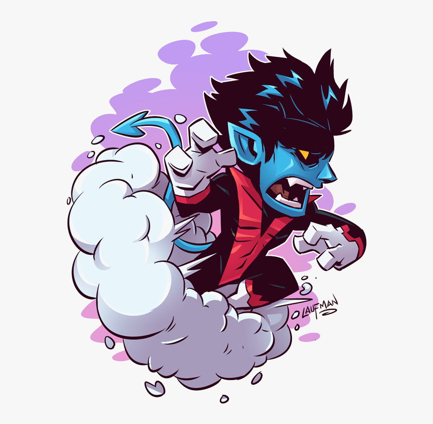 Nightcrawler Png High-quality Image - Marvel Nightcrawler Chibi, Transparent Png, Free Download